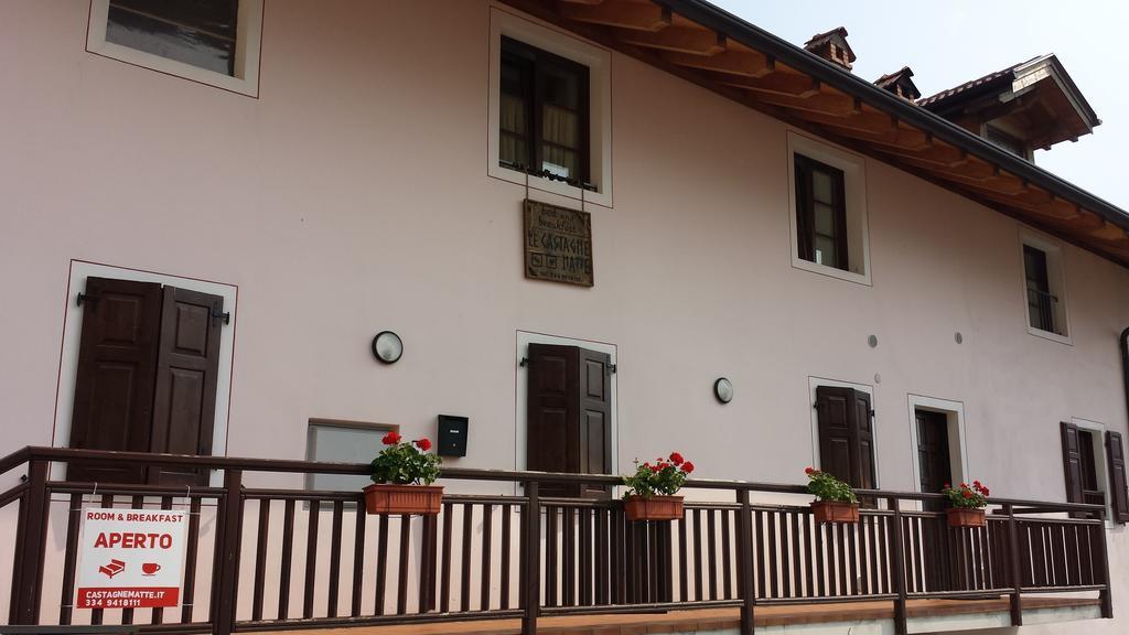 Le Castagne Matte Bed & Breakfast Stenico Bagian luar foto